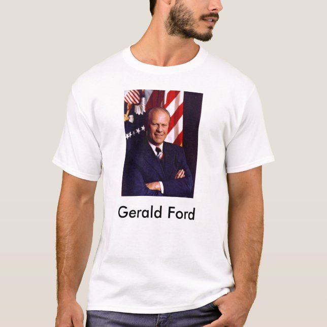 fordportrait Gerald Ford Tee (Framsida)