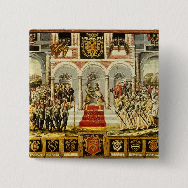 Fördrag av Cateau-Cambresis Knapp (Framsida)