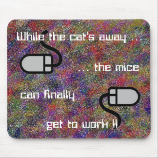 Fördriva katt away… Mousepad Musmatta