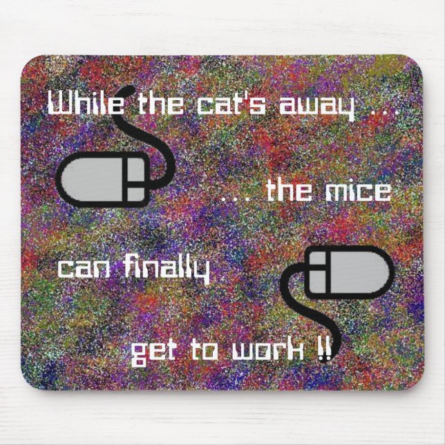 Fördriva katt away… Mousepad Musmatta (Framsidan)
