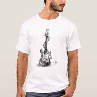 Fördriva min gitarr gråter försiktigt t-shirt