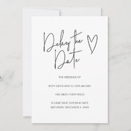 Fördröj datumändringen av den enkla inbjudan att l