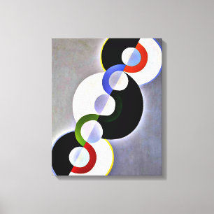 Fördröjning - ändlös rytm canvastryck