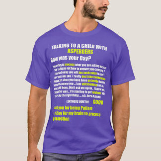 Fördröjning av Aspergers Autism ADHD-bearbetning H T Shirt