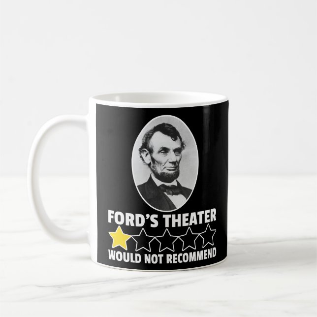 Fords teater skulle inte rekommendera Abraham Linc Kaffemugg (Vänster)