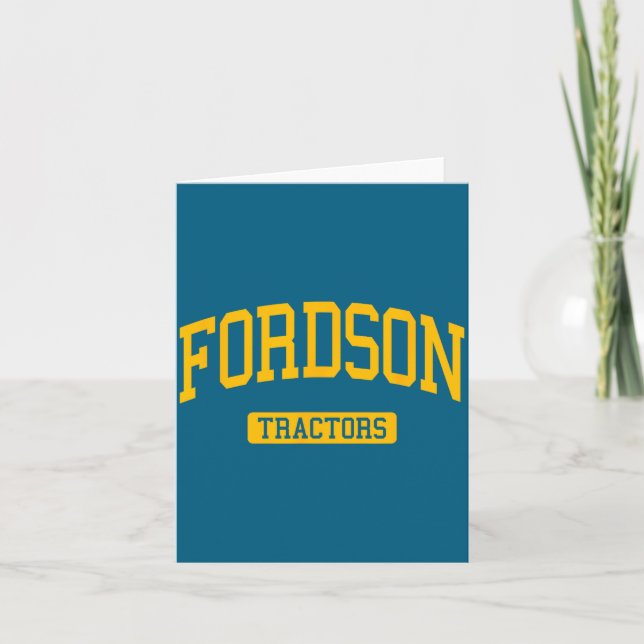 Fordson high school hs dearborn mi variatorer  kort (Framsida)