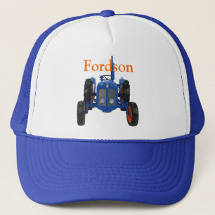 Fordson Major Tractor Vintage Hiking Anka Truckerkeps