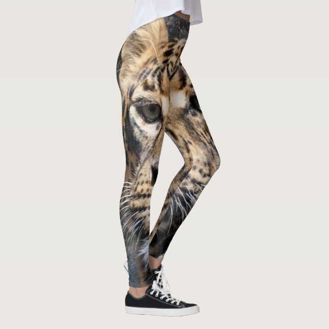 Fördunklad Leopard Leggings (Höger)