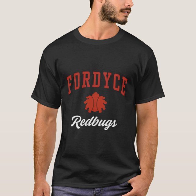 Fordyce High School Redbugs C3 T Shirt (Framsida)