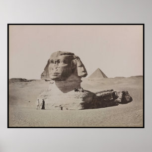 Före 1887 Sfingen på Giza nekropol Poster