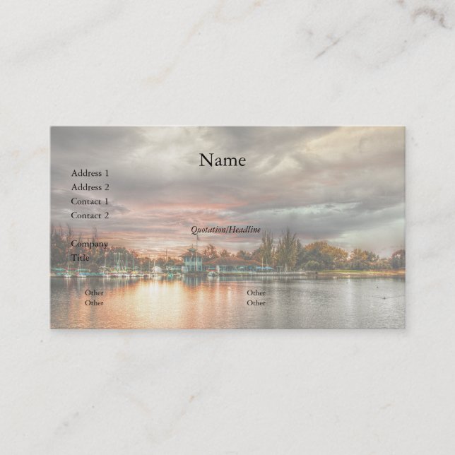 Före Affärskortet Storm Visitkort (Framsida)