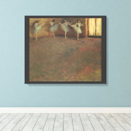 Före Ballet av Edgar Degas, Vintage Fine Art Canvastryck