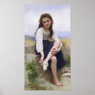 Före Bath av William Bougereau Poster
