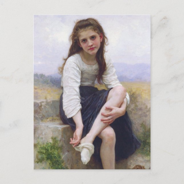 Före Bath av William Bougereau Vykort (Framsida)