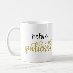 Före behandling av patienter med Funny Nurse Dokto Kaffemugg