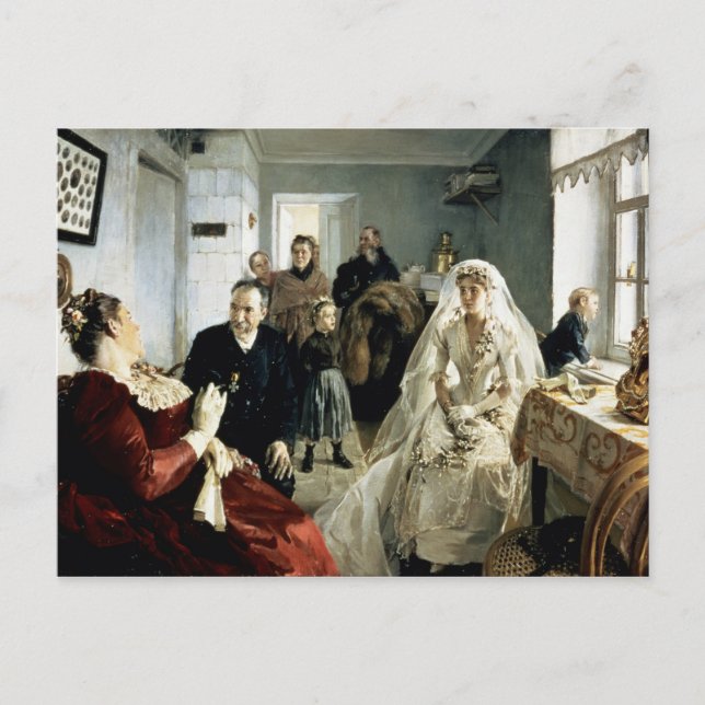 Före Bröllop, 1880-talet Vykort (Framsida)