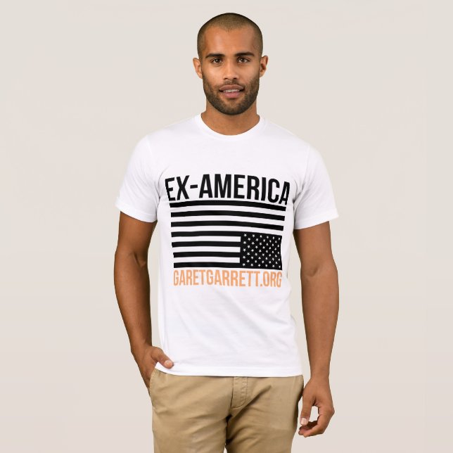 Före detta-Amerika inverterade 2 Tee Shirt (Hel framsida)