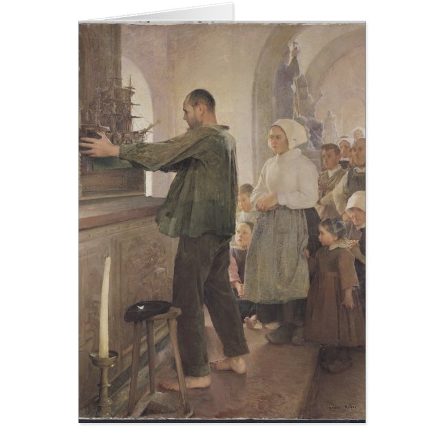 Före detta Voto, 1898 Hälsningskort (Framsidan)