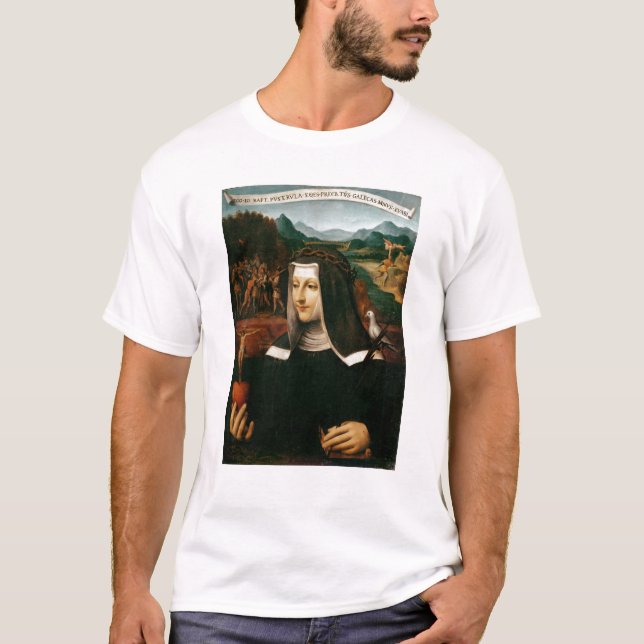 Före detta Voto som är hängiven till St. Catherine T-shirt (Framsida)