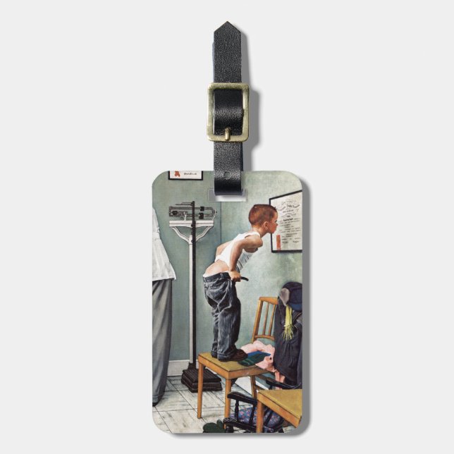 Före eller på Doktor Bagagebricka (Vertikal Framsida)