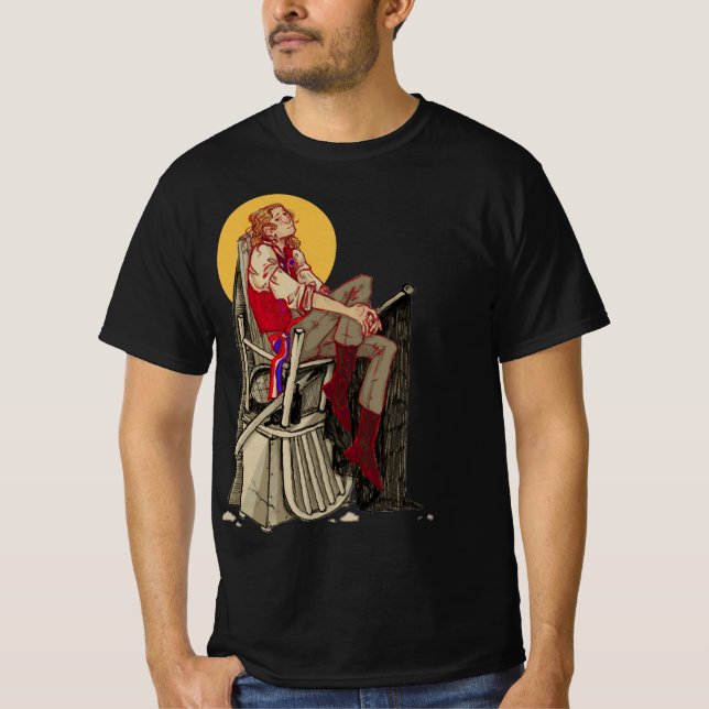 före Enjolras fall. Aktiv T-Shirt (Framsida)