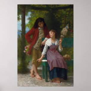 Före Förlovningen av William-Adolphe Bouguerea Poster