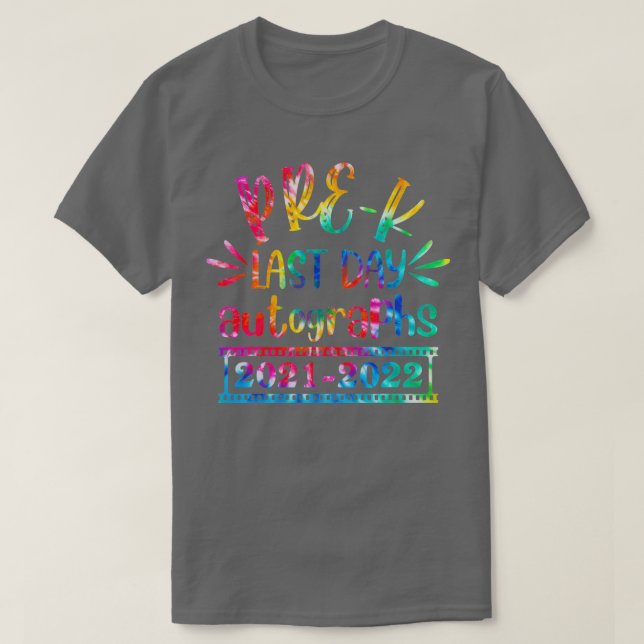 Före-K Autograf School 2021-2022 Studenter, förra  T Shirt (Design framsida)