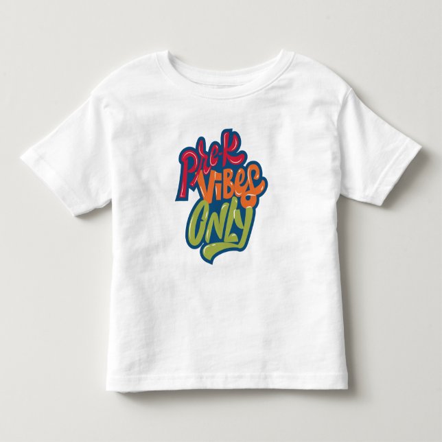 Före K Vibes Only Kids T Shirt (Framsida)