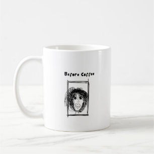 Före kaffe Efter kaffe Kaffemugg