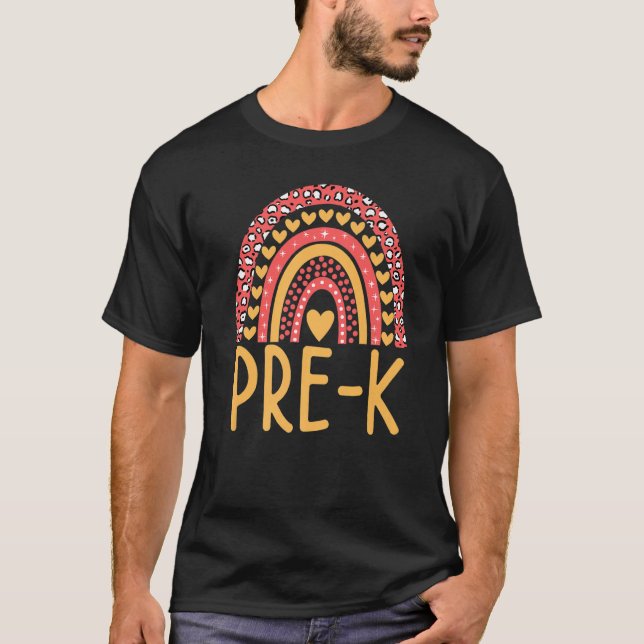 Före Kindergarten Lärare Girls Boys T Shirt (Framsida)