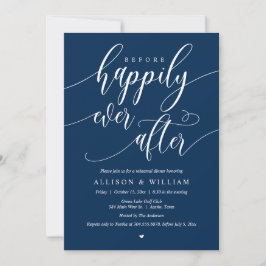 Före lyckligtvis alltid efter, repetitionsmiddag inbjudningar