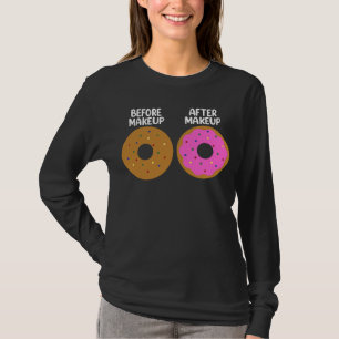 Före makeup Artist Cosmetolog Donut Foo T Shirt