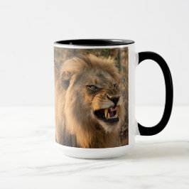 Före och efter kaffet LEJONT personalisera Namn Ta Mugg