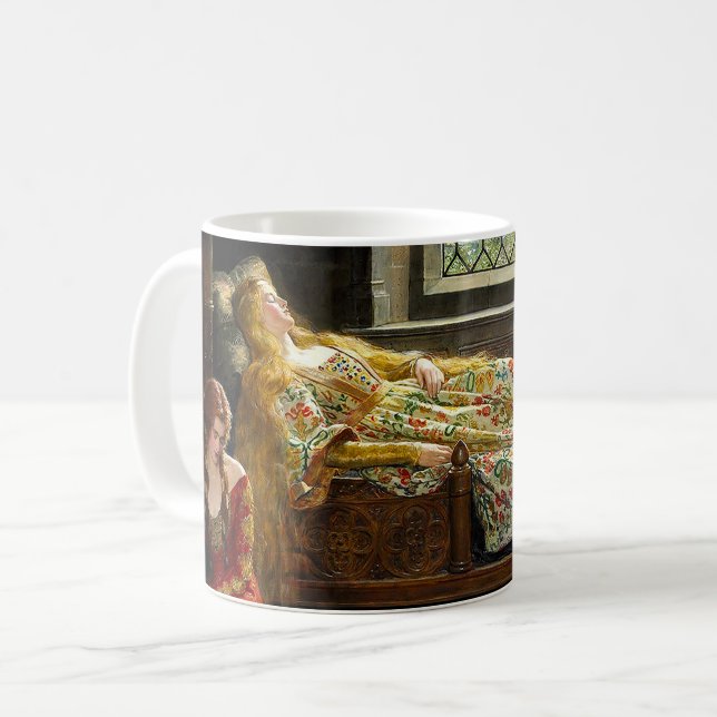 Före Raphaelite Sleeping Beauty Kaffemugg (Framsida vänster)
