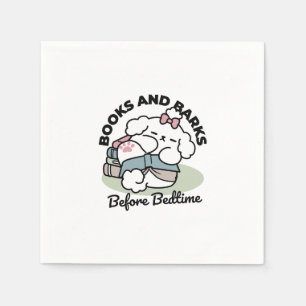Före sängtiden med min Valp - Bok och Hund älskare Pappersservett