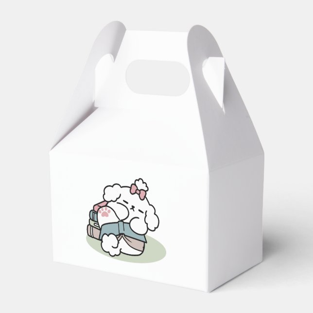 Före sängtiden med min Valp - Bok och Hund älskare Presentaskar (Framsidan Sidan)