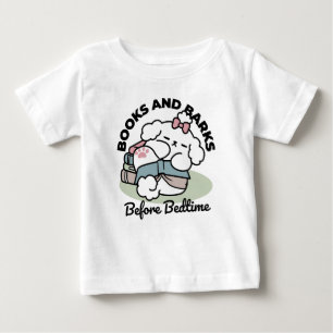 Före sängtiden med min Valp - Bok och Hund älskare T Shirt