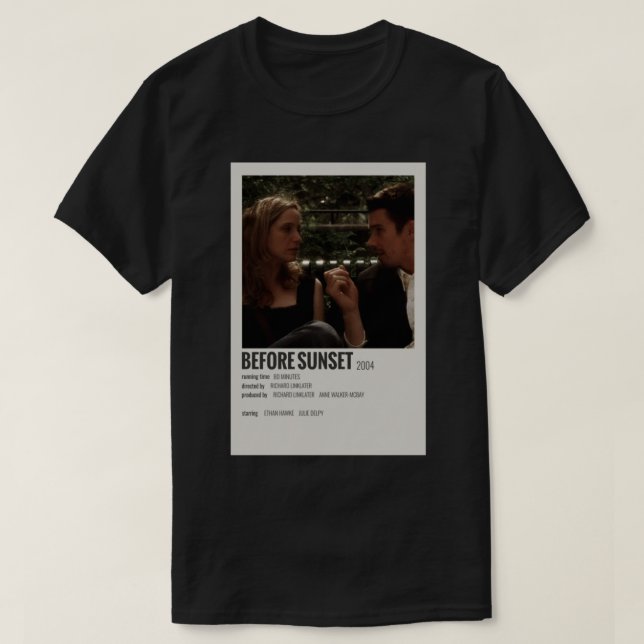 Före solnedgång (2004) t shirt (Design framsida)
