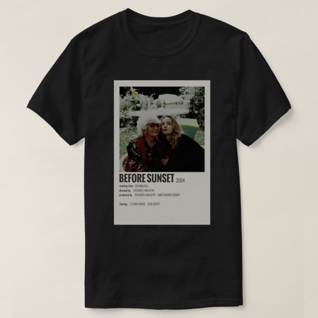 Före solnedgång (2004) t shirt (Design framsida)