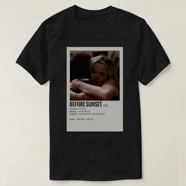 Före solnedgång (2004) t shirt (Design framsida)