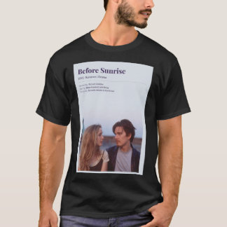 Före Soluppgången (1995) Richard Linklater Movie T Shirt
