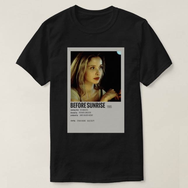 Före soluppgången (1995) t shirt (Design framsida)