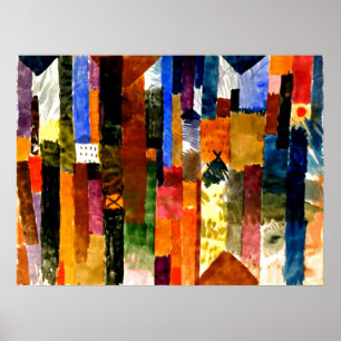 Före staden av Paul Klee, Poster