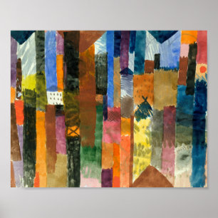 Före staden: Paul Klee 1915 Poster