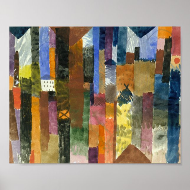 Före staden: Paul Klee 1915 Poster (Framsidan)