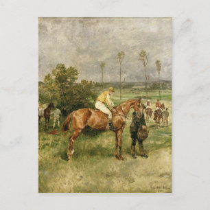 Före start, 1890 vykort