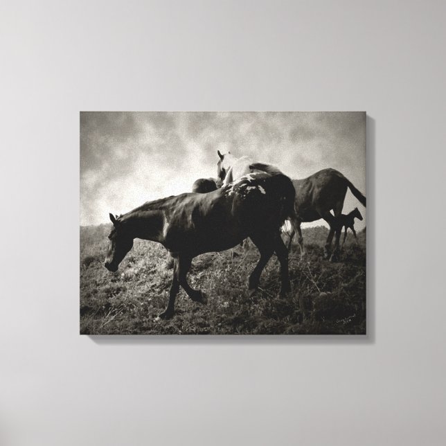 Före Storm Wrapped Canvas (Framsida)