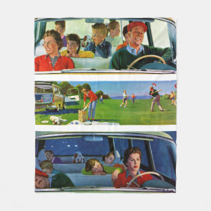 Före, Under och efter bild Fleecefilt