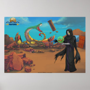 Förebild av skräcken poster