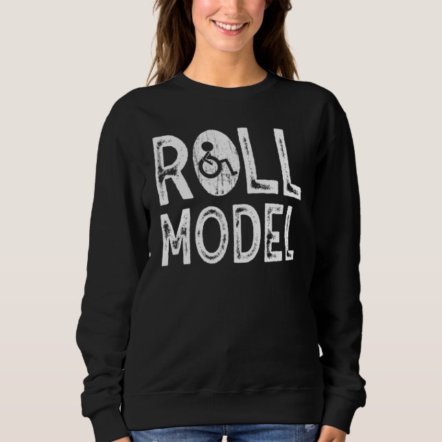 Förebild Funktionshinder Medvetenhet Pwd Rullstol  T Shirt (Framsida)